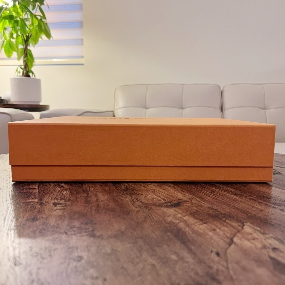 LOUIS VUITTON Orange Storage Gift Box 010L - Picture 3 of 7